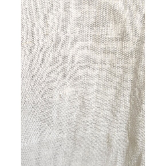 Vintage Off White Linen High Waisted Maxi Skirt by Geoffrey Beene Button Down XS - Picture 9 of 10